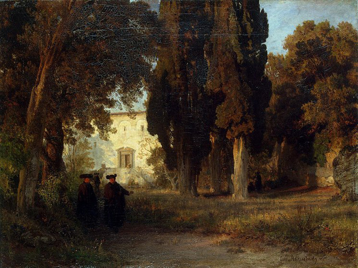 garden in a monastery